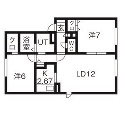 稲穂駅 徒歩12分 2階の物件間取画像